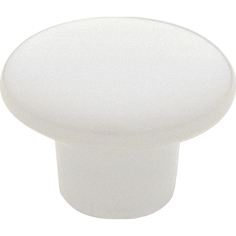 Knoflík SP1 porcelán bílý 32 mm x 32 mm x 24 mm