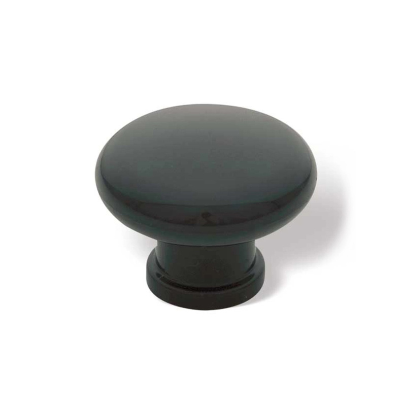 Knoflík 0385 plastový černý 40 mm x 40 mm x 30,5 mm