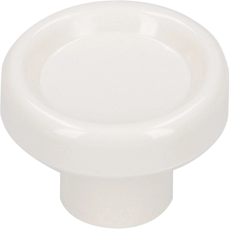Siro Nábytkový knoflík 0291 plast bílý, pr. 28 mm
