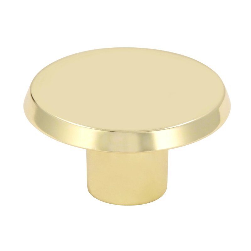 Siro Nábytková knopka 918 kulatá, kovová lesklá mosaz 36 mm