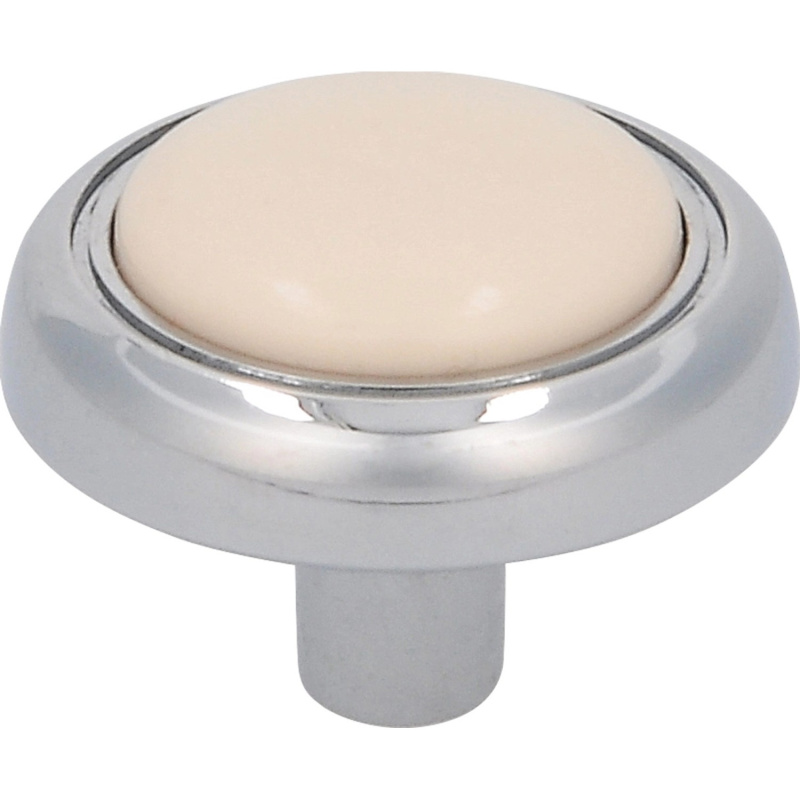 Siro Nábytkový knoflík, retro design, leskle chromovaný, průměr 30 mm
