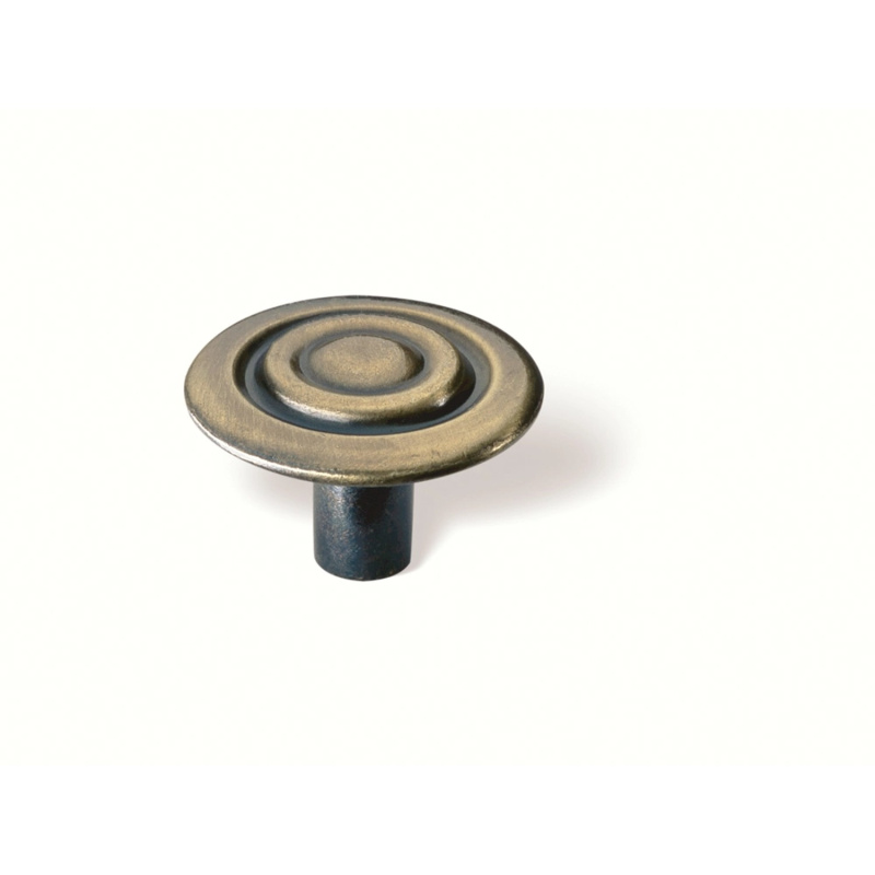 Knoflík 920 staromosazný brynýrovaný 28 mm x 28 mm x 19 mm