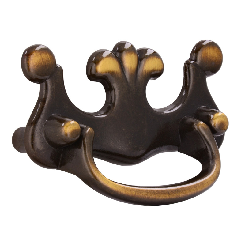 Siro Vintage nábytková úchytka 925 kov staromosaz 64 mm