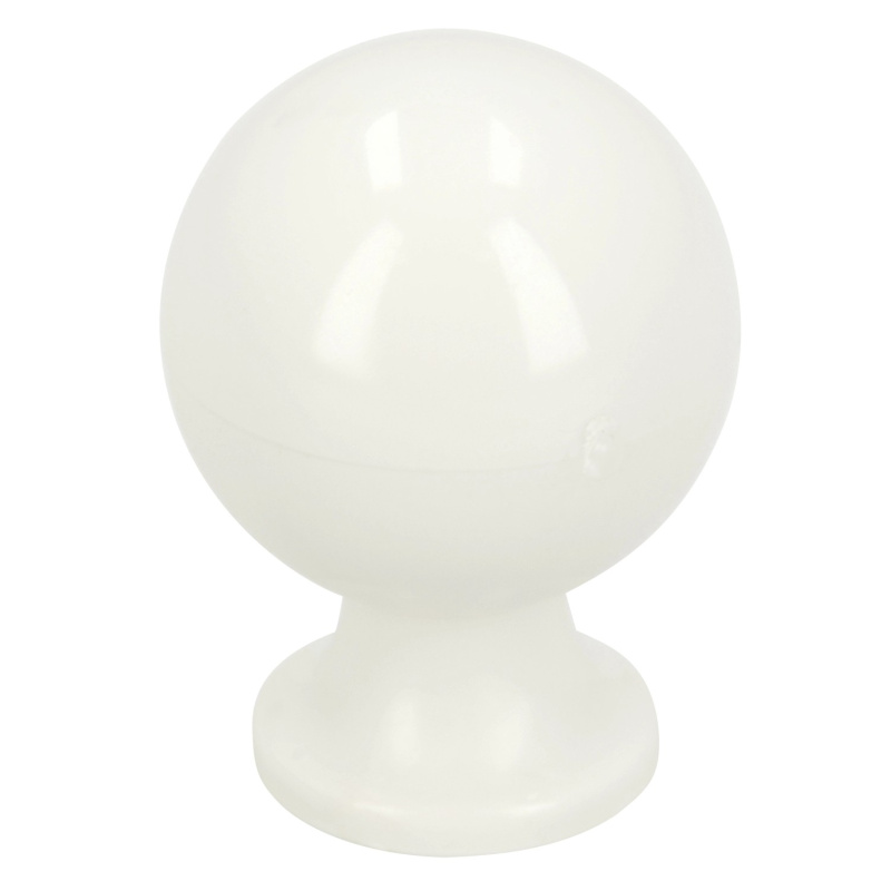 Siro Nábytková knopka SM009 kulatá, plast bílá 20 mm