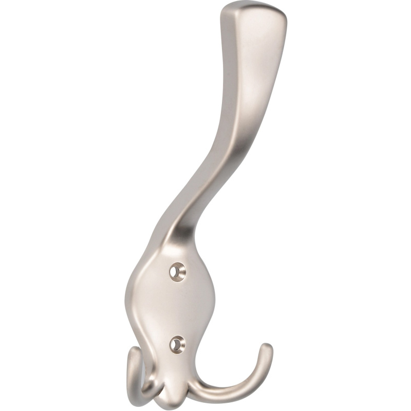 Siro Háček na klobouky 703 kovový niklové barvy matný vzdálenost otvorů 32 mm