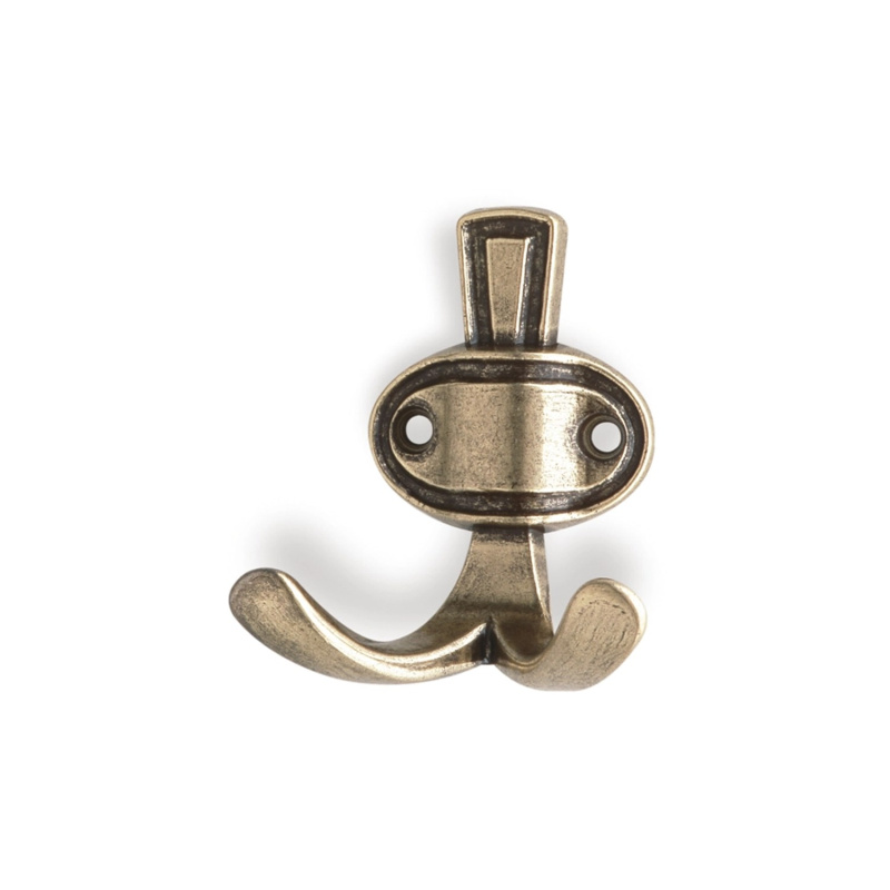 Háček 1097 staromosazný brynýrovaný 76 mm x 68 mm x 45,5 mm