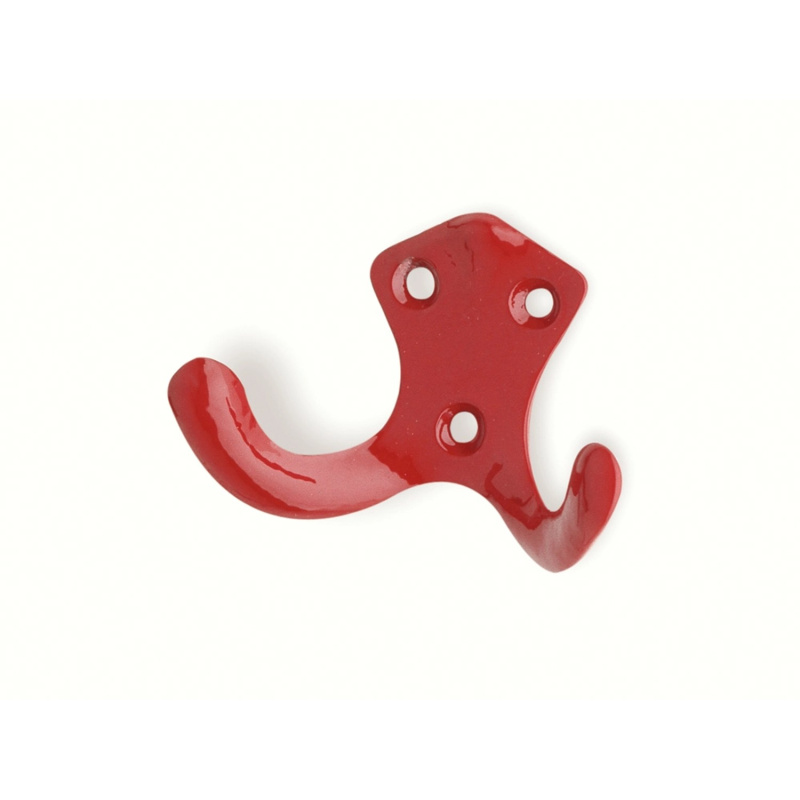 Háček 1132 kov rubínově červený 47 mm x 72 mm x 32 mm