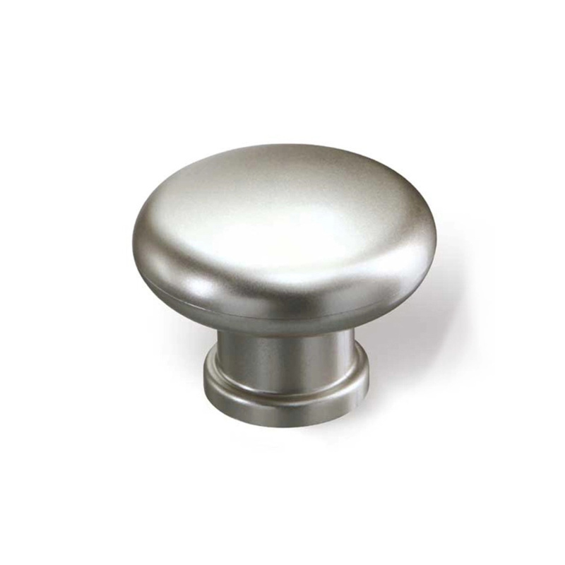 Knoflík 0385 plast niklovaný 40 mm x 40 mm x 30,5 mm