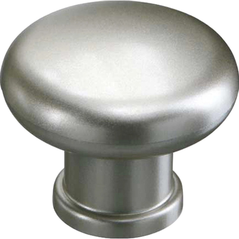 Knoflík 0385 plast niklovaný 32 mm x 32 mm x 27 mm