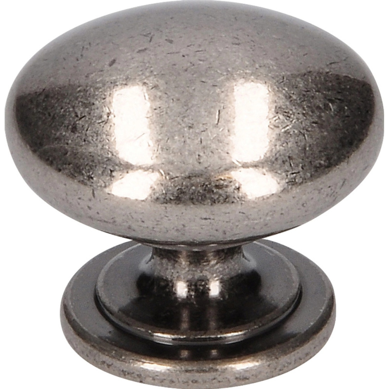 Siro Nábytkový knoflík 1533, kov, barva starého stříbra, průměr 33 mm