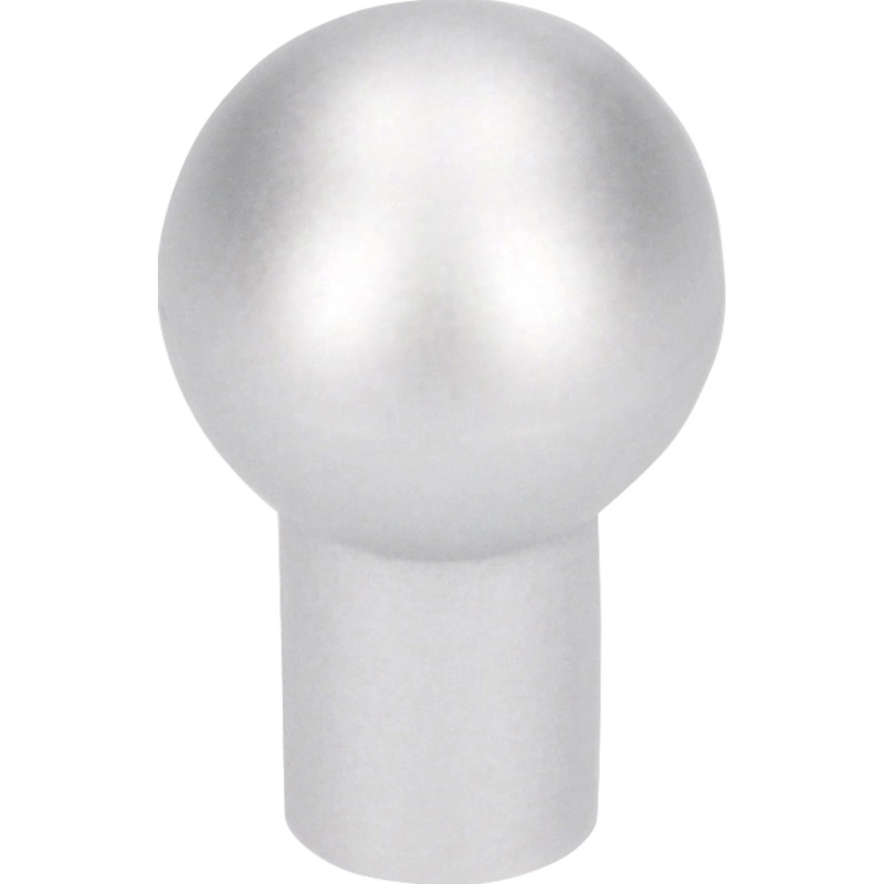 Siro Nábytkový knoflík 0503, plast, bílý hliník,   15 mm