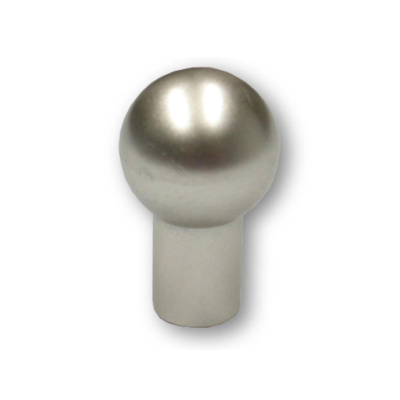 Knoflík 0503 plast niklovaný 15 mm x 8,5 mm x 24 mm