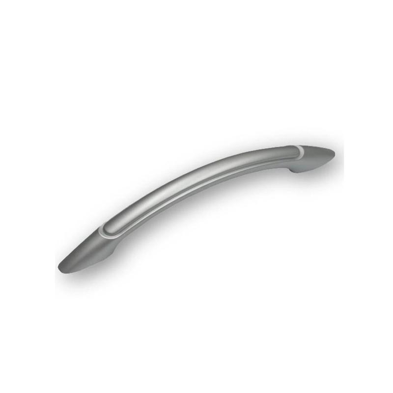 Úchyt 0715 plast stříbrný 27 mm x 179 mm x 14 mm