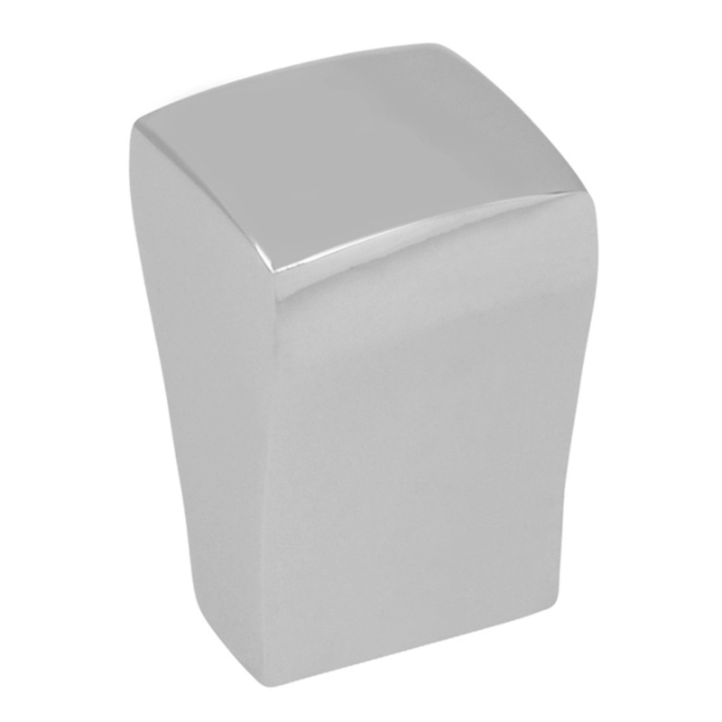 Nábytková knopka, lesklý chrom 16 x 16 x 26 mm