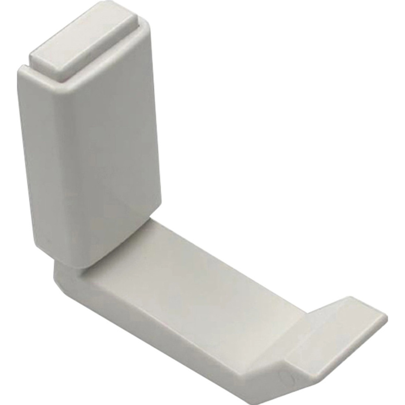 Háček 0853 plast bílý 51 mm x 22 mm x 57,4 mm