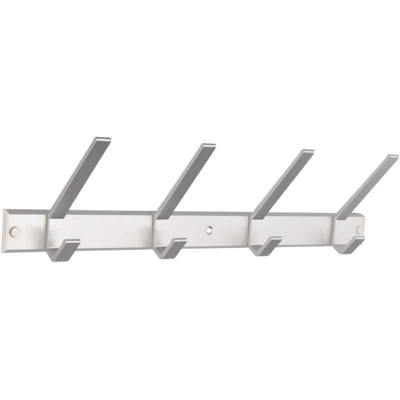 Lišta matná kovová se 4 háčky