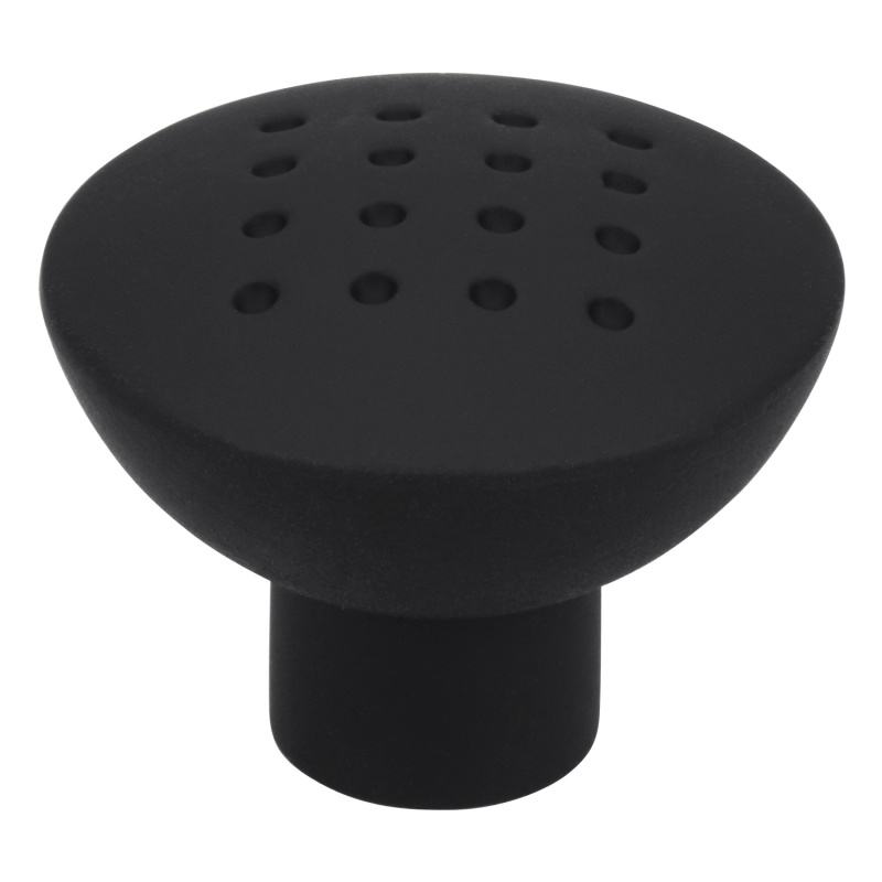 Siro Nábytková knopka SM873 kulatá, plast černý 34 mm