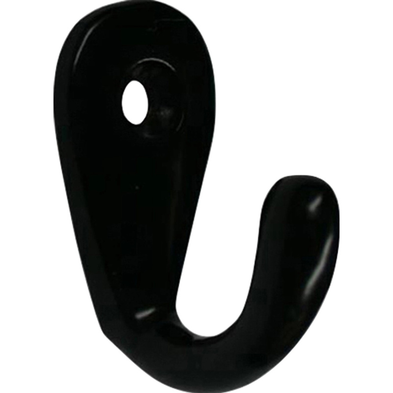 Háček 1747 kov černý 35 mm x 18 mm x 27 mm