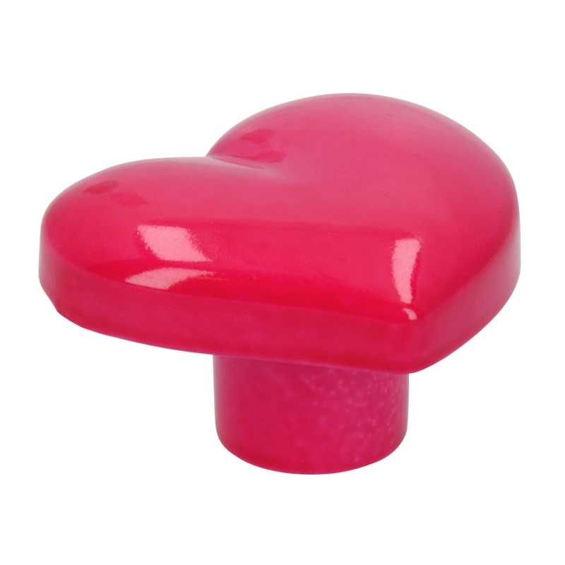 Siro Nábytková knopka srdce H117 Multipack plast růžová 36 mm, 2 ks