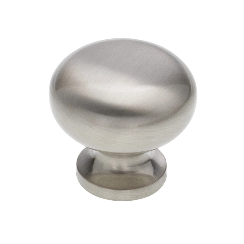 Siro Nábytková knopka 1767 kulatá, kovový efekt nerez 29 mm