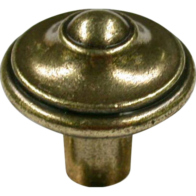 Knoflík 1701, staromosazný brynýrovaný