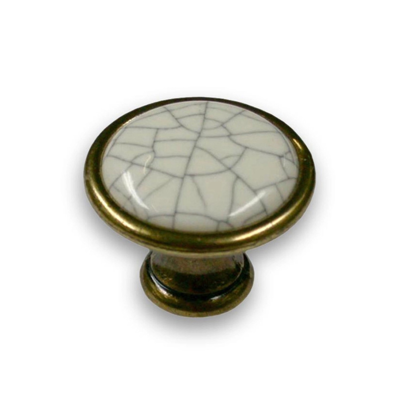 Knoflík 1700 staromosazný leštěný 29 mm x 29 mm x 22 mm