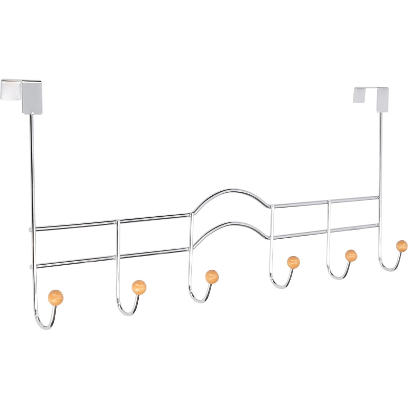 Siro Věšák na dveře 1829 kov chrom lesklý délka 490 mm