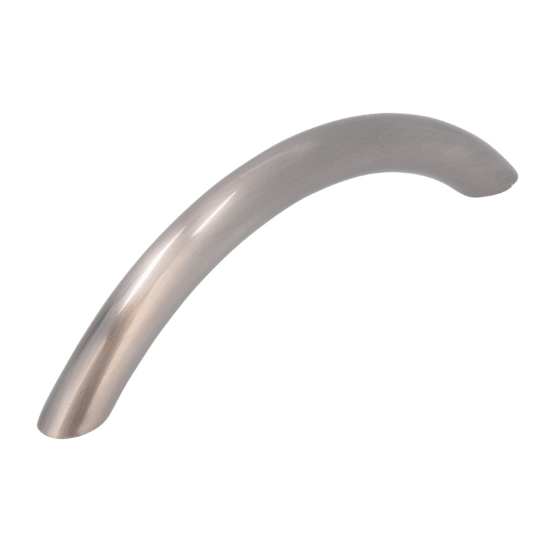 Siro Nábytkové úchytky 908 zakřivené, kov nerez. efekt 96 mm, 5 ks