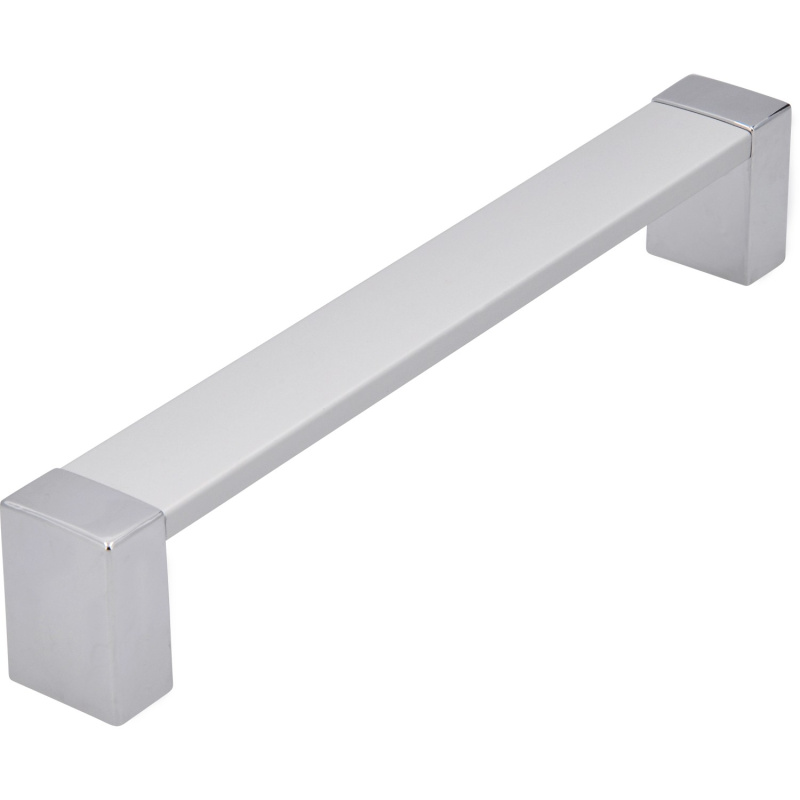 Siro Nábytková úchytka 2156 hliník matný - plast chrom lesklý vzdálenost otvorů