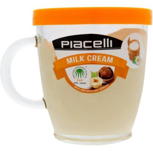 Piacelli cream white spread with milk 300g
