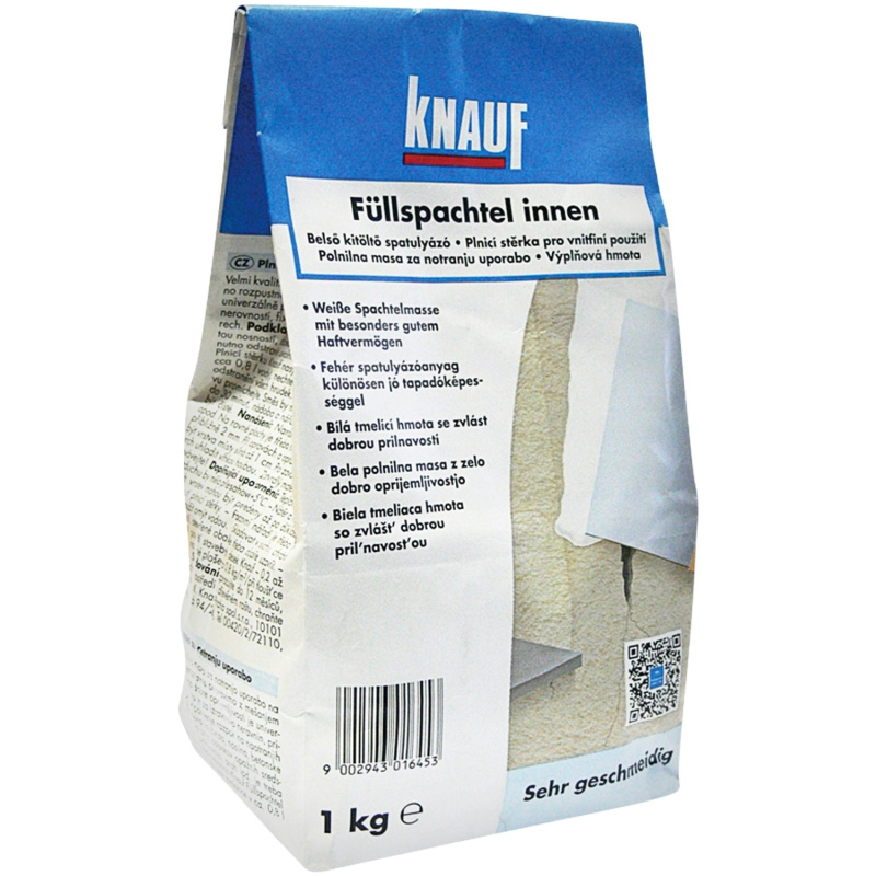 Vysoce kvalitní stěrková hmota Knauf Füllspachtel Innen 1 kg
