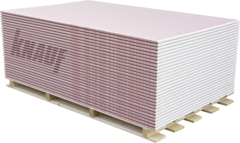 Deska sádrokartonová protipožární Knauf Red Green 2 000×1 250×12,5 mm