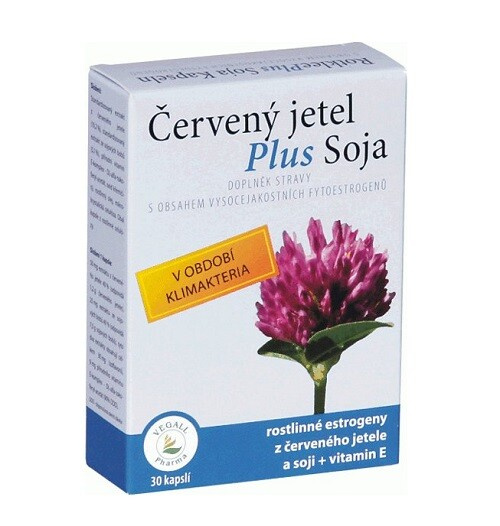 VEGALL Červený jetel + soja, 30kapslí