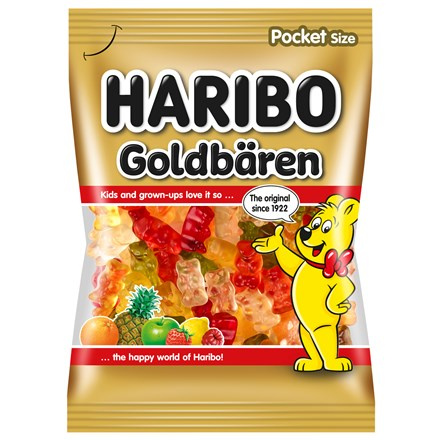 Haribo Goldbären želé s ovocnými příchutěmi