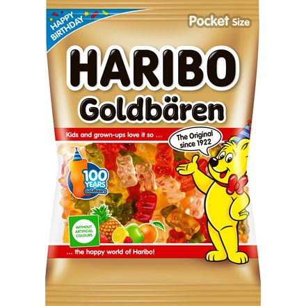 HARIBO Goldbären/ Medvídek zlatý ovocné želé 1 kg