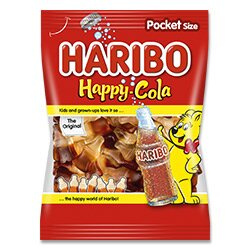 Haribo Happy Cola - želé cukrovinka, 100 g