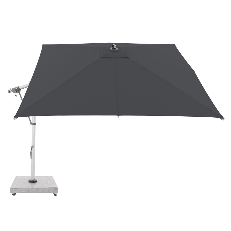 Zahradní výkyvný slunečník s boční tyčí Doppler EXPERT 3 x 3 m, antracit DP465247T840