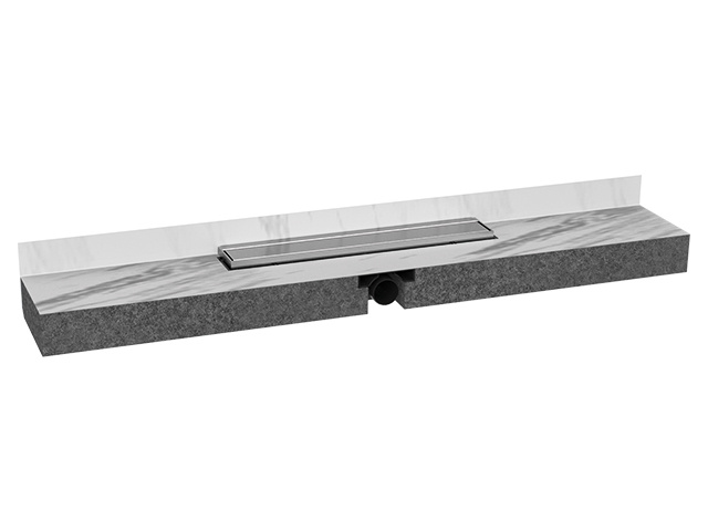 Žlab sprchový HL531Prblue 600–1200 mm zkracovatelný s roštem Standard