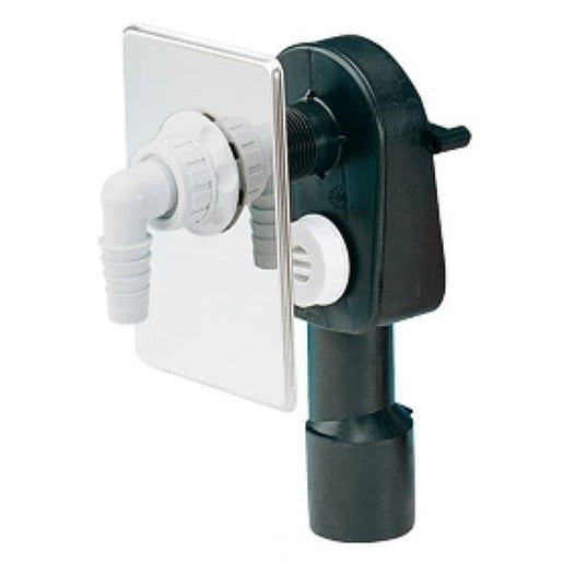 Sifon pračkový podomítkový HL400 nerez