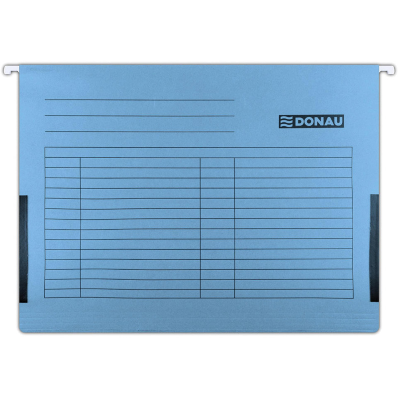 Závěsné desky s bočnicemi Donau - A4, 230 g/m2, modré