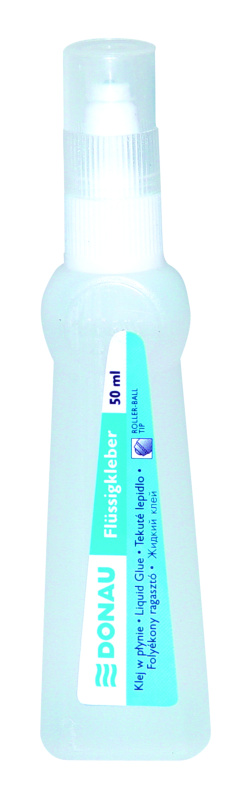 Lepidlo tekuté Donau - transparentní, kovový hrot, 50 ml