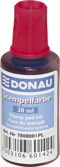 Razítková barva Donau 30 ml červená 10858