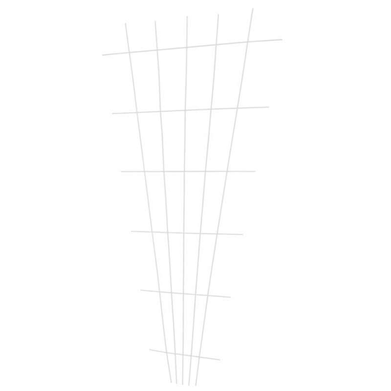 Mříž 150 cm forma "V", bílá