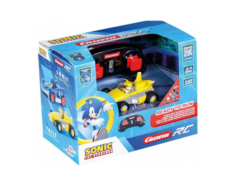 Team Sonic Mini RC Tails Autíčko 1:43