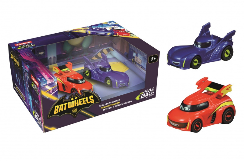 Pohyblivá auta Batwheels Pull & Speed