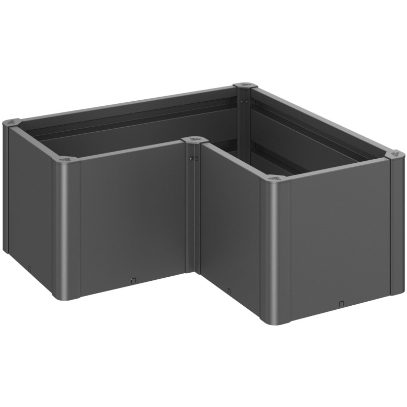 Biohort Vyvýšený záhon Belvedere Mini L100 tmavě šedý, 102 x 102 x 53 x 45 cm