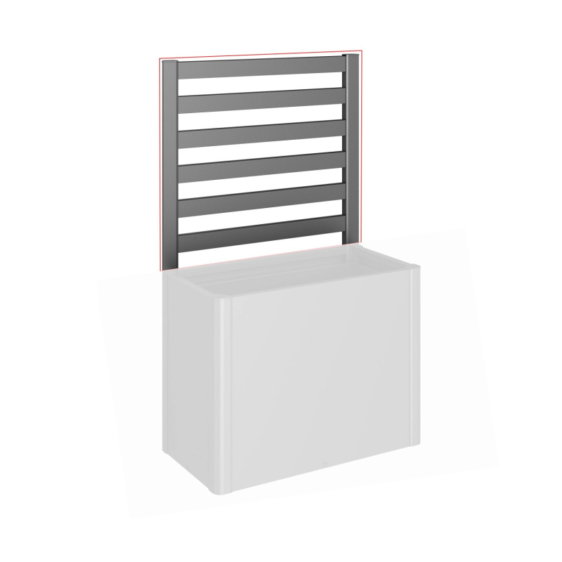 Biohort Laťková mříž pro vyvýšený záhon pro stranu 1 m tmavě šedá