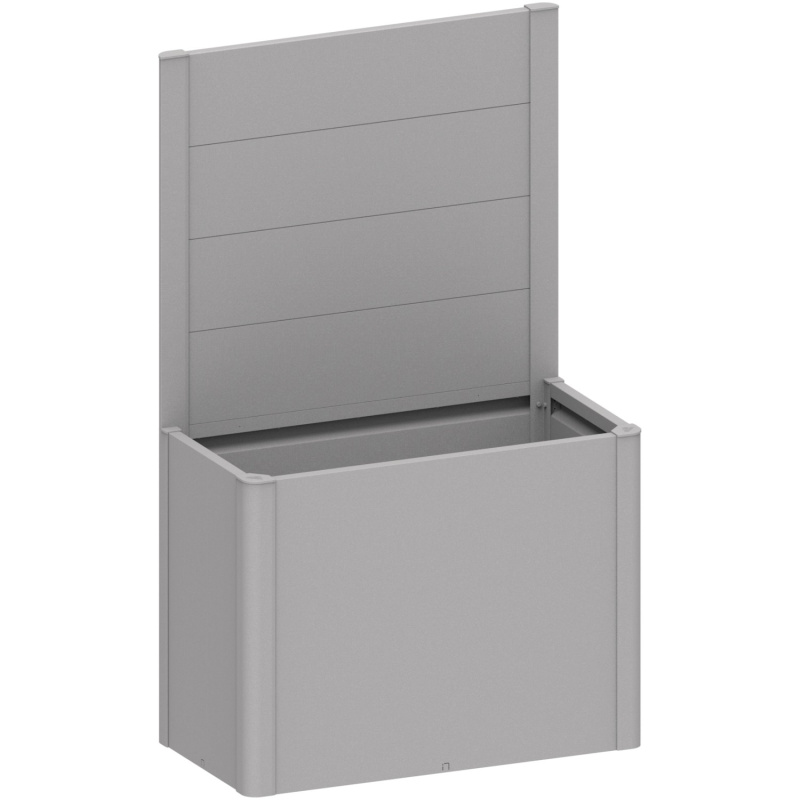 Biohort Zástěna pro záhony vyvýš./Belvedere bez skla pro str. 1 m stříbrná