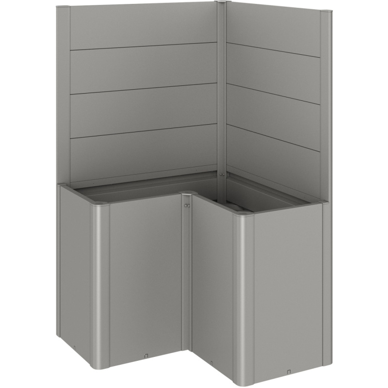 Biohort Zástěna pro záhony vyvýš. 1x1/Belvedere L100 bez skla křem.šedá