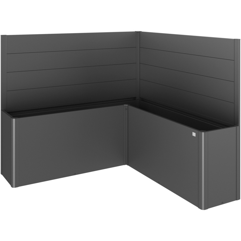 Biohort Zástěna pro záhony vyvýš. 2 x 2, L2 x 1/ Belvedere L200 bez skla tm.šedá